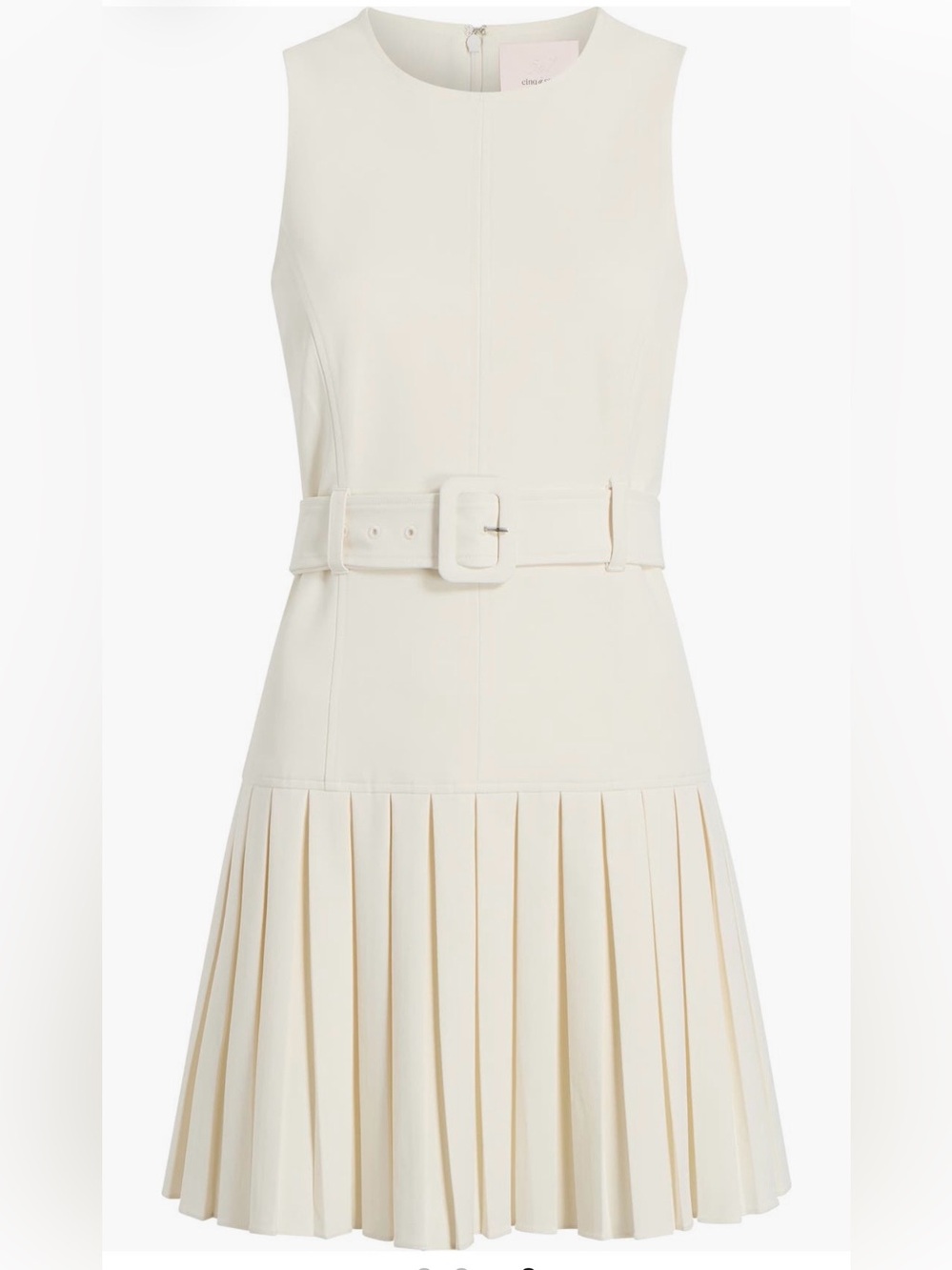 Cinqà Sept Charolette Sleeveless Belted
Minidress.  Size 6